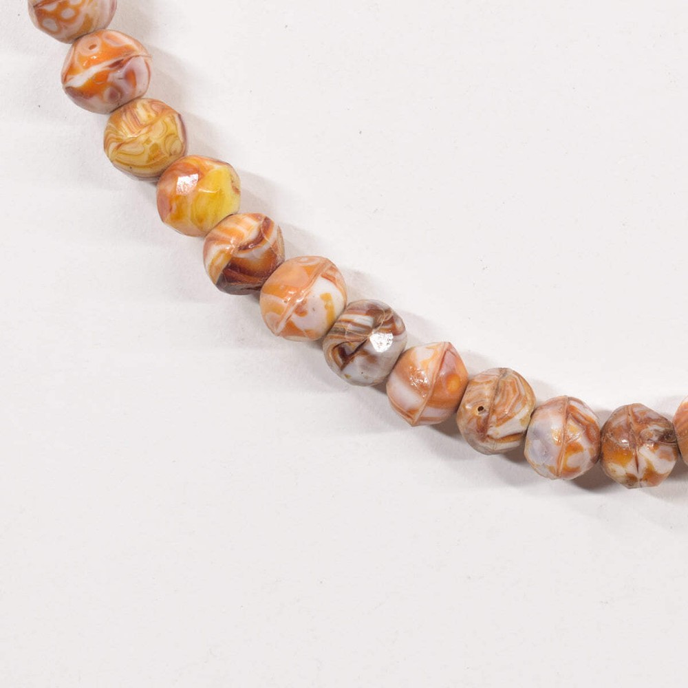 Bohemian Faceted Trade Beads