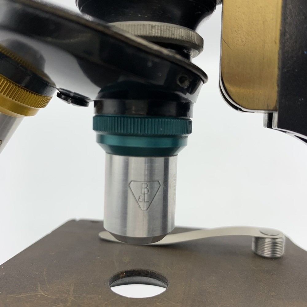 Antique Edwardian Bausch & Lomb Jug Handle Microscope /hge