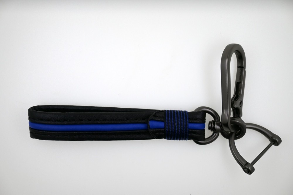Leather Lanyard car keychain