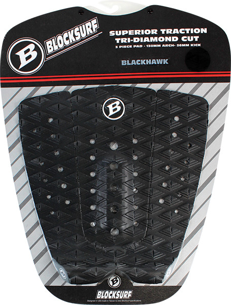 BLOCK SURF BLACKHAWK TAILPAD BLK/GREY