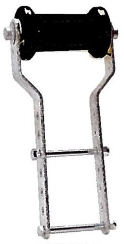 CE Smith 12990139 5" Adjustable Keel Roller Assembly Black