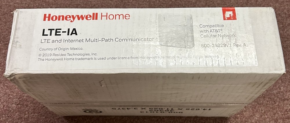 Honeywell LTE-IA LTE and Internet Multi-path Communicator, AT&T