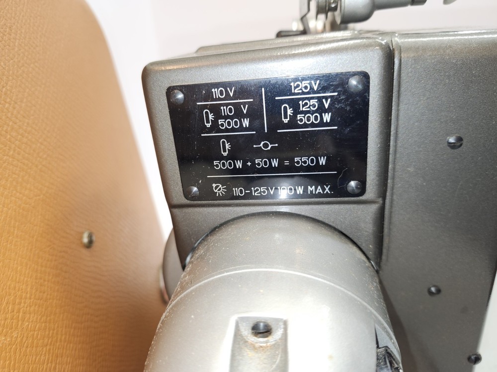 Bolex Paillard M8 Projector with Case, Missing Power Cable Used