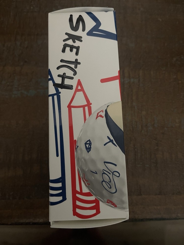 Vice Sketch White Golf Ball Sleeve