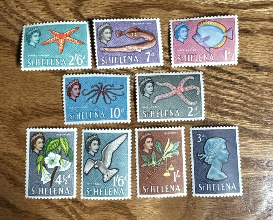 St Helena  1961-65 MNH Set Of 9