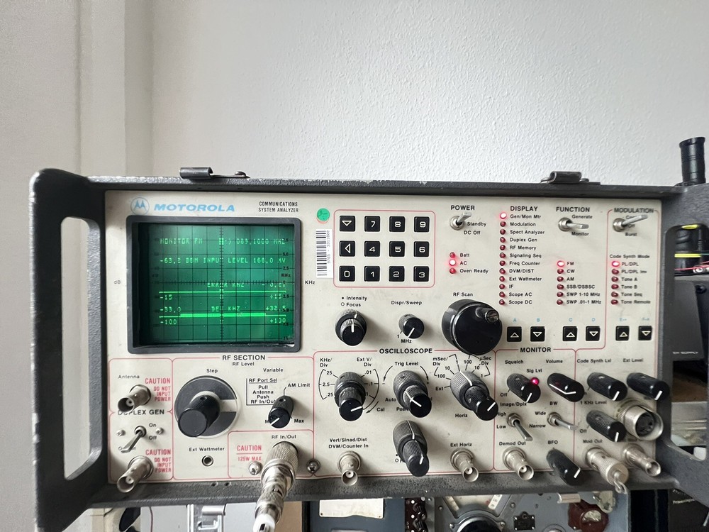 Motorola Communications System Analyzer
