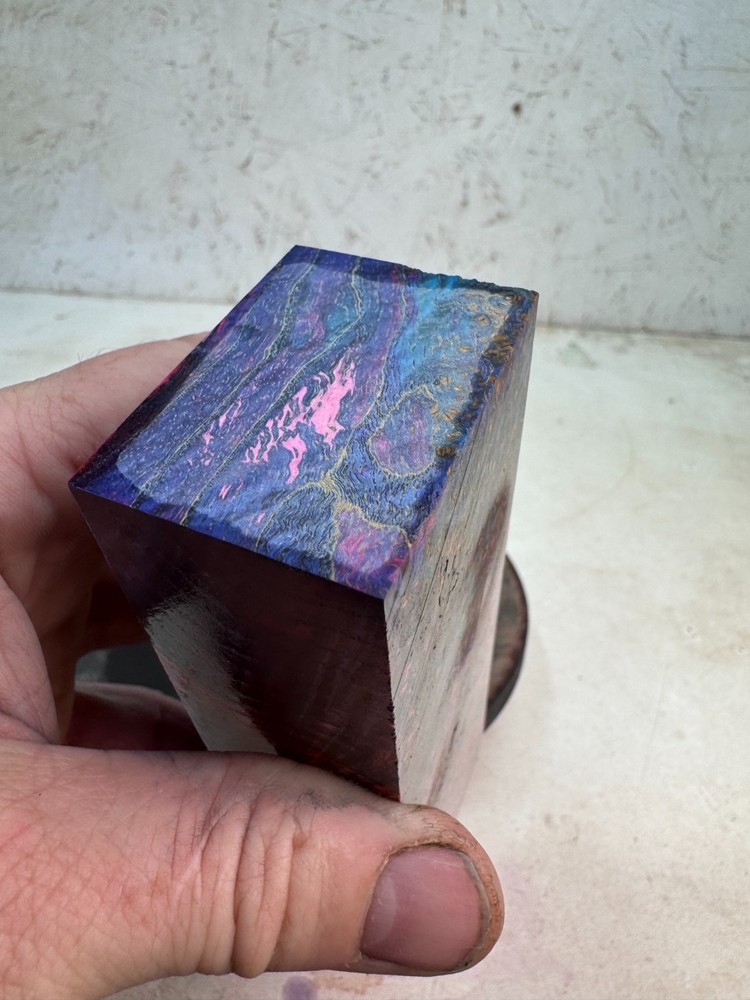Stabilized Black Ash Burl Knife Blank | SBAB 1216