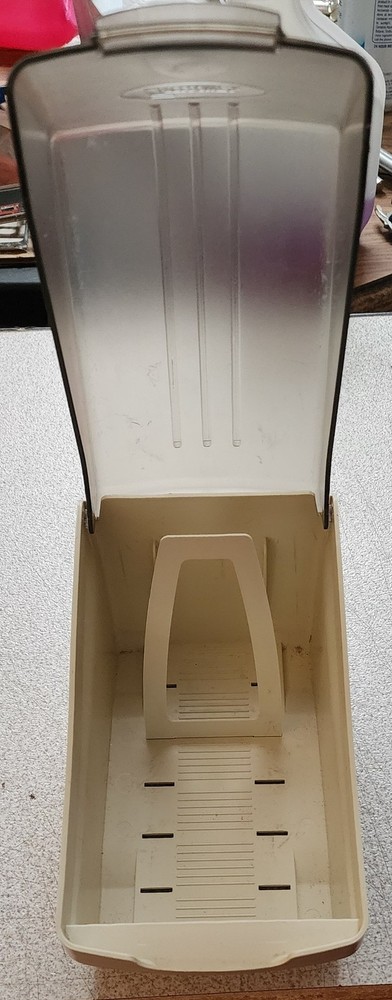 FELLOWS ECONO-STORE FLOPPY DISK ORGANIZER CASE W LID 90211