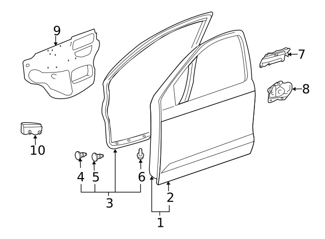 Genuine GM Outer Panel 88969764