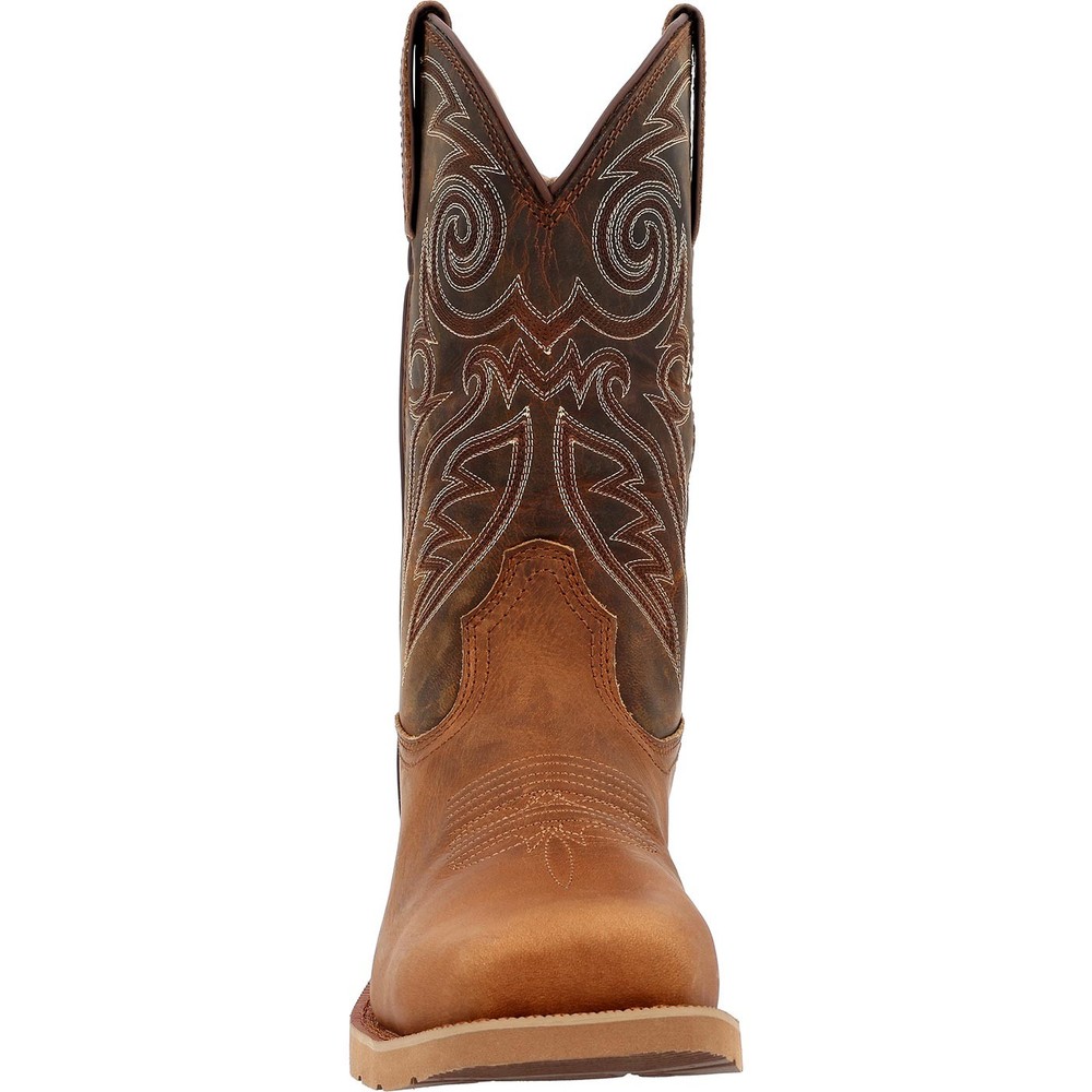Rocky MonoCrepe 12” Steel Toe Western Boot