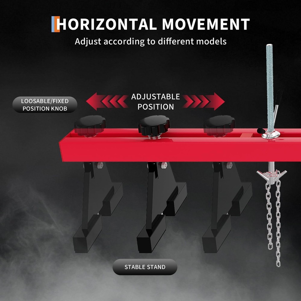 Engine Support Bar 1100 LBS Motor Transverse Bar Engine Load Leveler