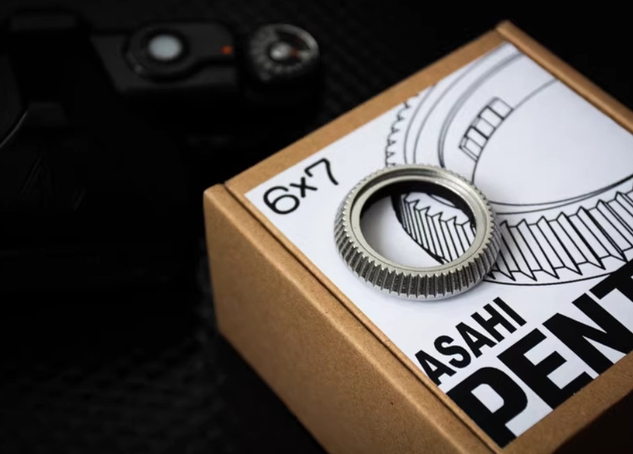 Stainless Steel Shutter Speed Dial Adapter Ring Shutter Collar for Pentax 67 6x7