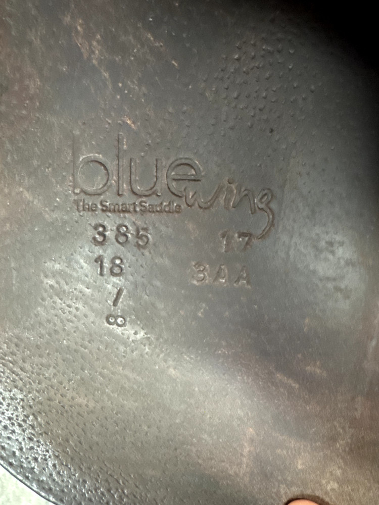 Voltaire 2017 Blue Wing 18" Saddle, Full Buffalo Leather