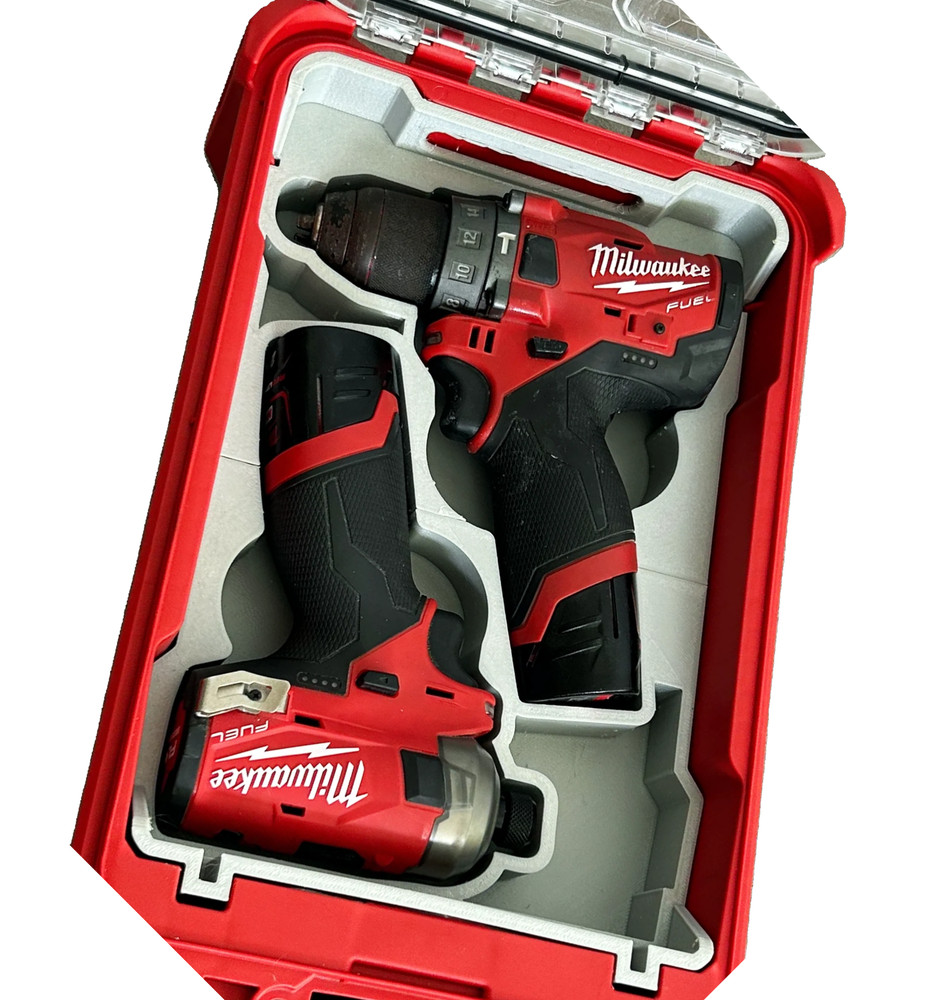 Milwaukee Packout Insert for M12 Hammer Drill and Impact Combo