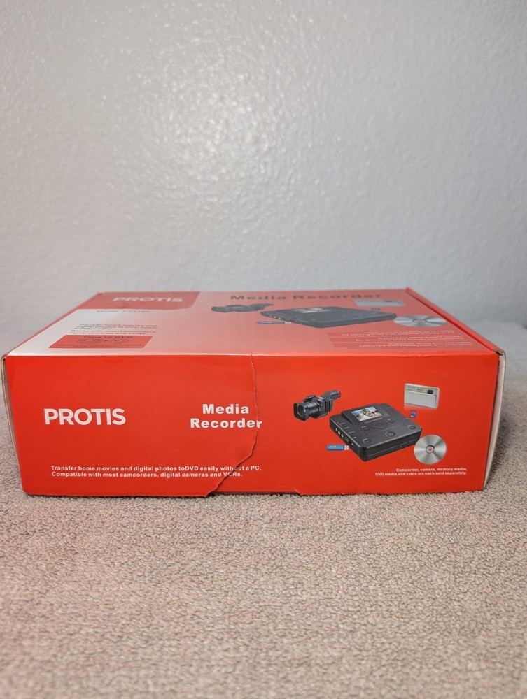 PROTIS Multi-function Media Recorder PT1190 *New* *Opened Box*