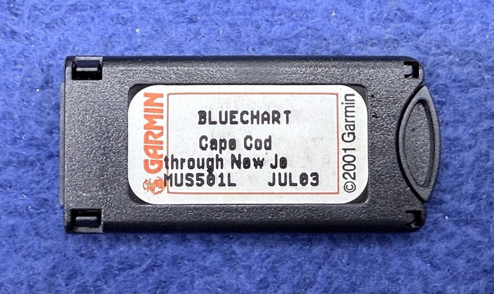 Garmin BlueChart Map Data Card MUS501L - Cape Cod- New Jersey For Older GPSMAP