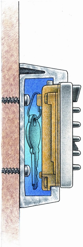 Kidde AccessPoint 001413 KeySafe Original Slimline Push Button Combination