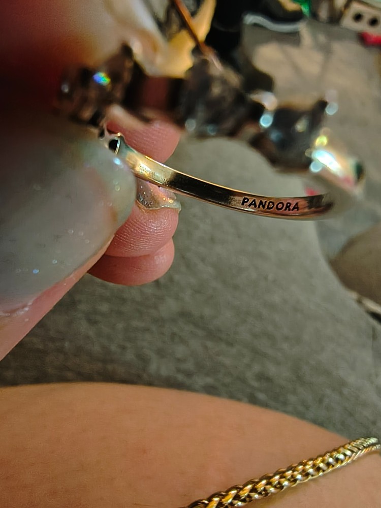 Pandora bow station ring sterling silver.