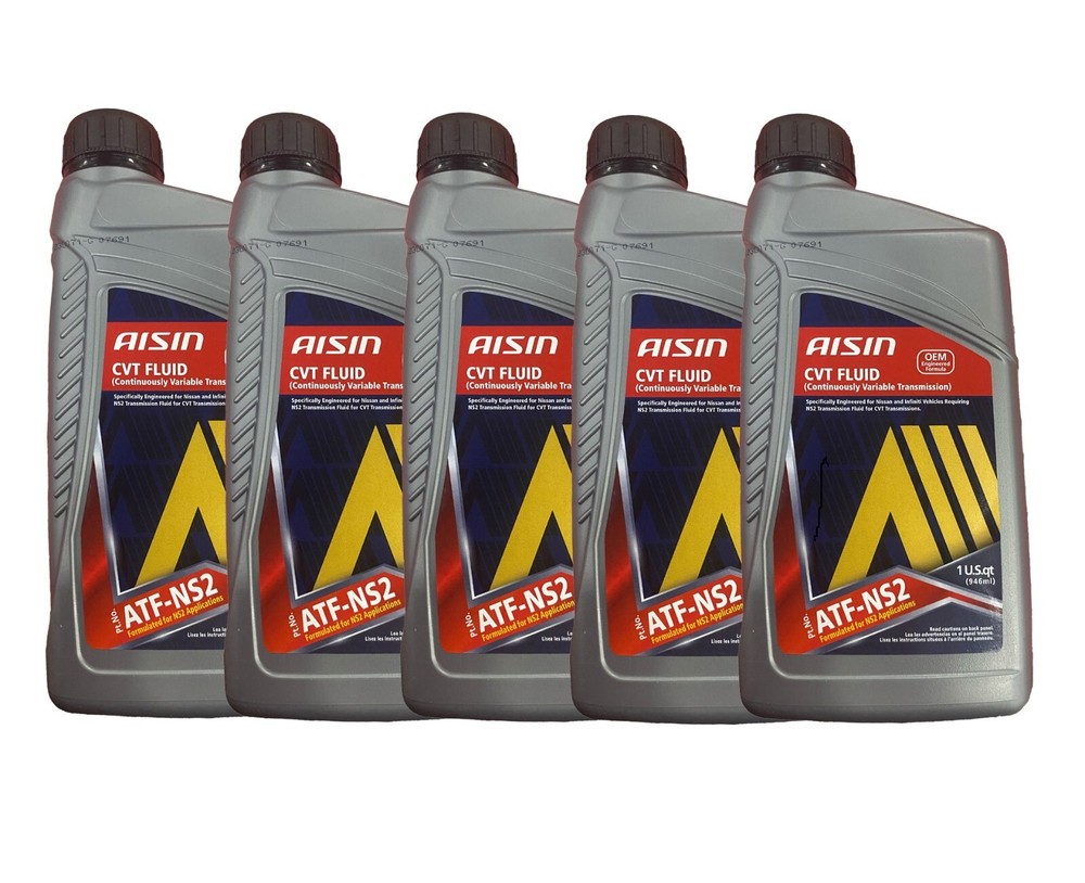 Aisin Continuously Variable Transmission NS-2 CVT 5 Quart Fluids For Nissan