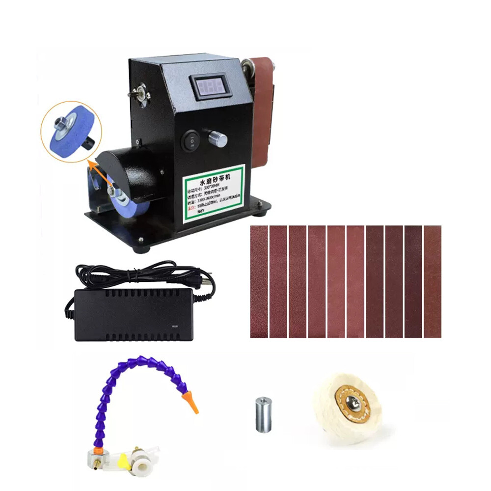 Water-Cooled Knife Sharpener Sharpening Machine Automatic Electric Belt Sander