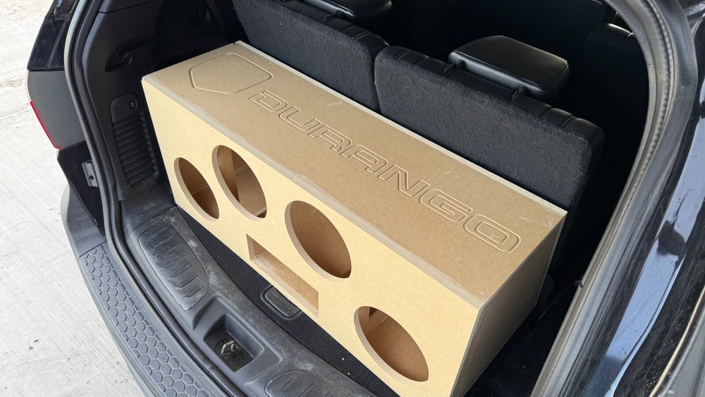 DODGE DURANGO 11-24 4X8" 3rd Seat Subwoofer Box Sub Enclosure Ported