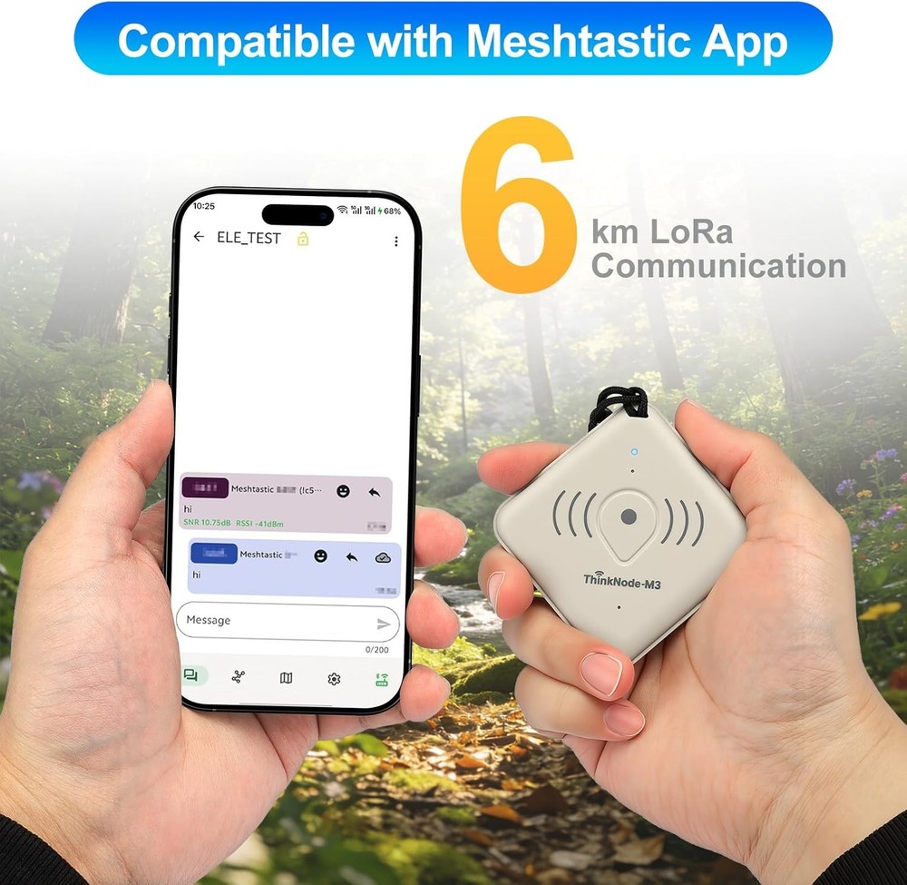 Meshtastic GPS WiFi Bluetooth LoRa Card Tracker High Precision Location Tracker