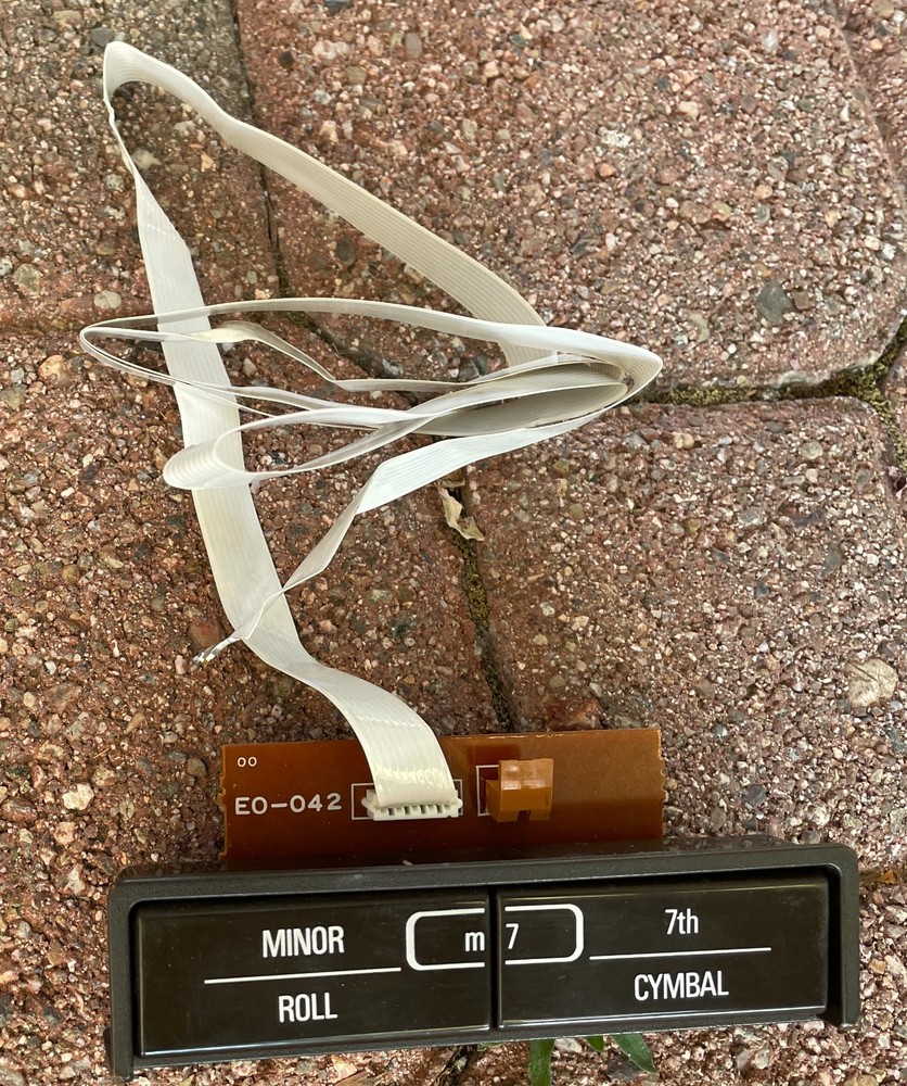 Kawai Keyboard Face panel, circuit board, roll control, 1980s SR models