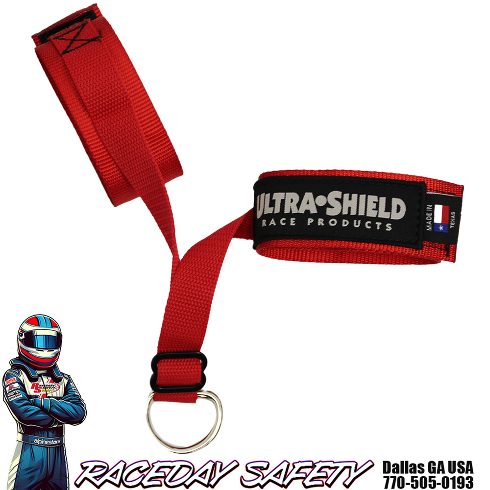 Ultra Shield Junior Racing Arm Restraints Red
