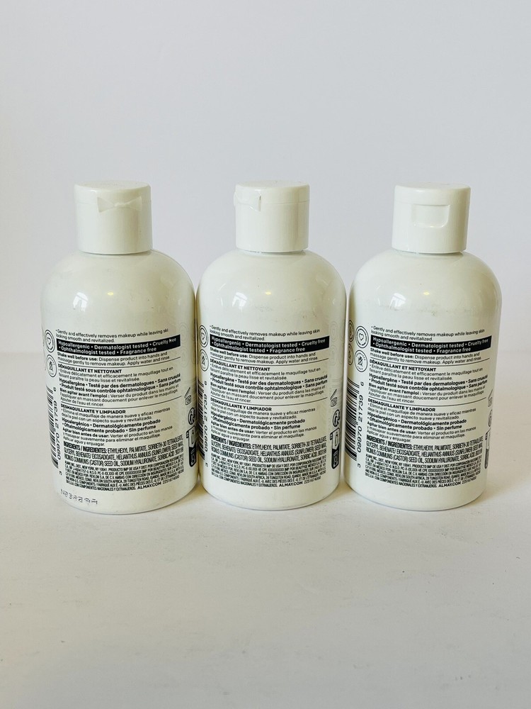 3 X ALMAY Moisturizing Makeup Remover & Cleanser - 4 Fl Oz/118 mL