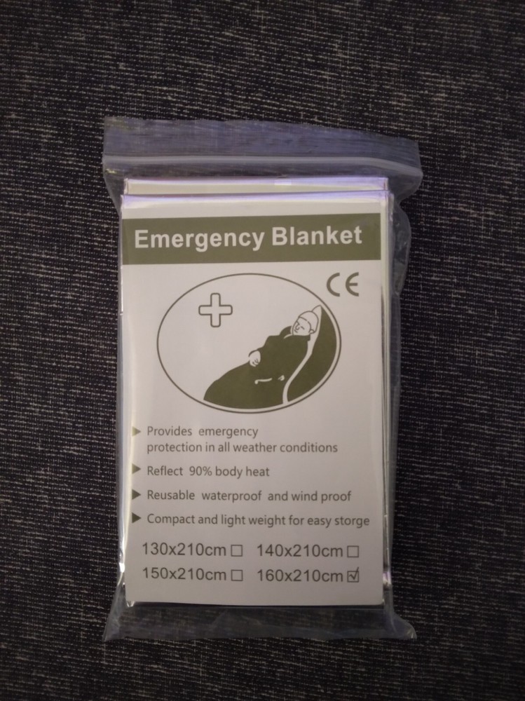 CE Emergency Blanket 160 x 210 cm
