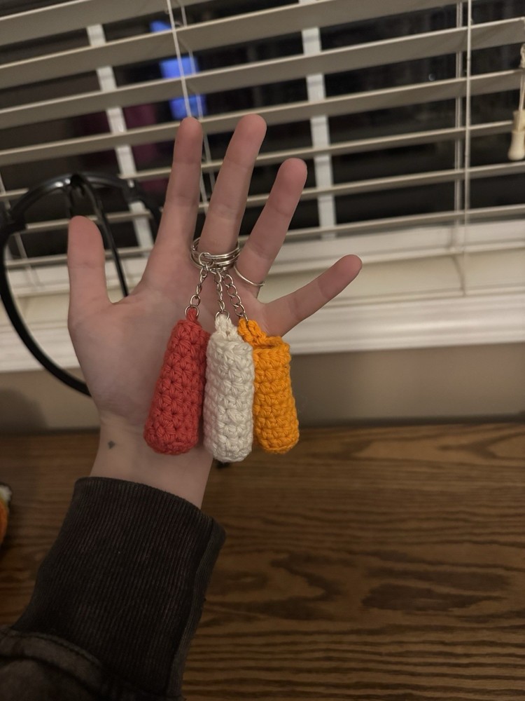 Hand Crochet Custom Lipbalm Chapstick Case