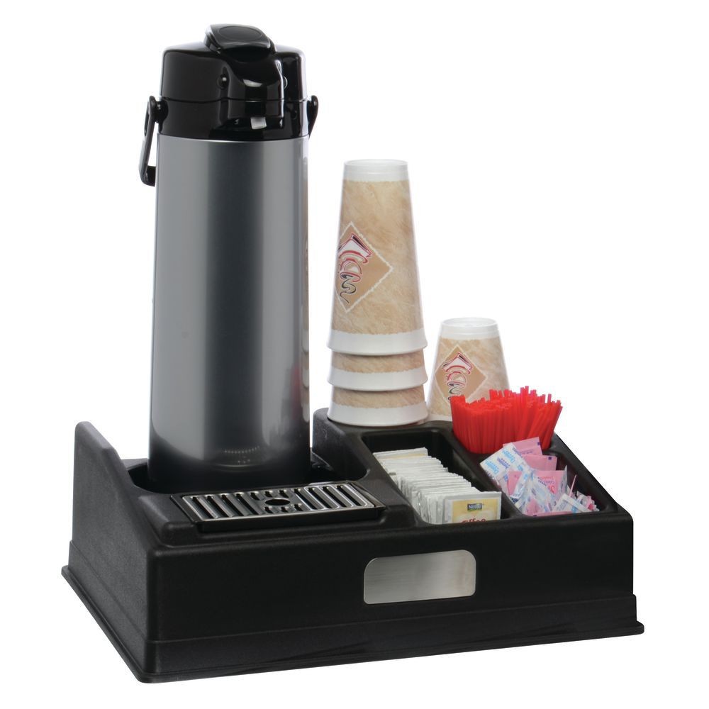 HUBERT Airpot Station Black Polypropylene
