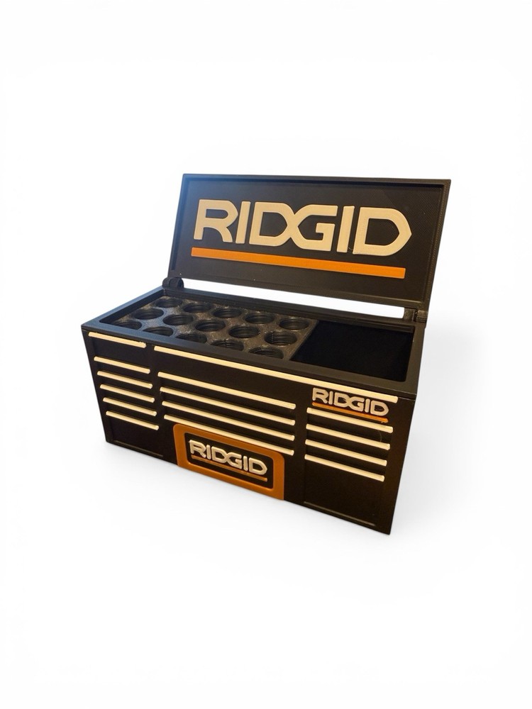 Ridgid Workbench Toolbox Pen Holder – Tool Box Organizer for Desk