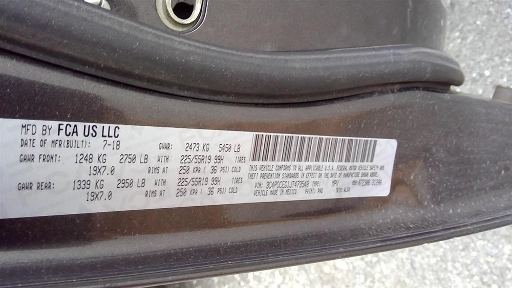 Camera/Projector Camera Liftgate Mounted Fits 11-20 JOURNEY 2127361