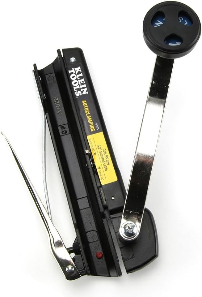 Heavy-Duty BX and Armored Cable Cutter - Effortless Cutting & Storage Solution