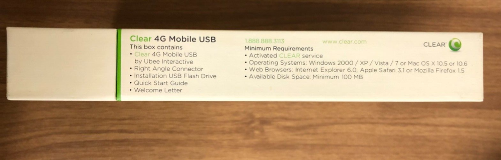 Clear 4G Mobile USB