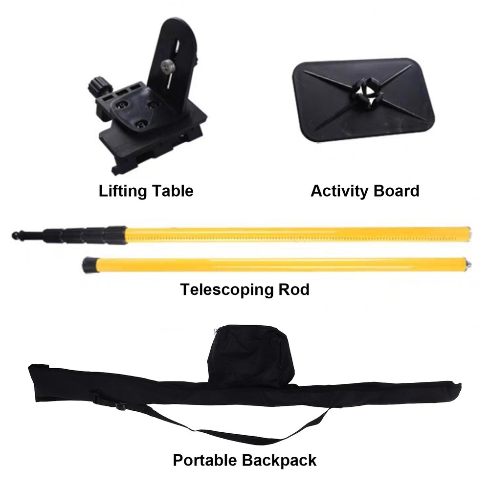 2.8M Leveling Telescoping Pole Adjustable Mounting Pole For Line Lasers