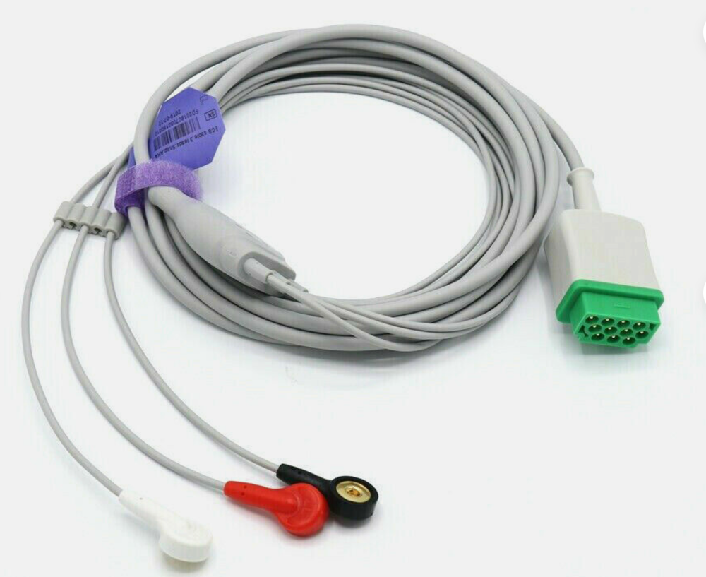 GE Dash 5000 Bundle - Masimo Spo2, Cuff, Hose, ECG, Temperature - USA