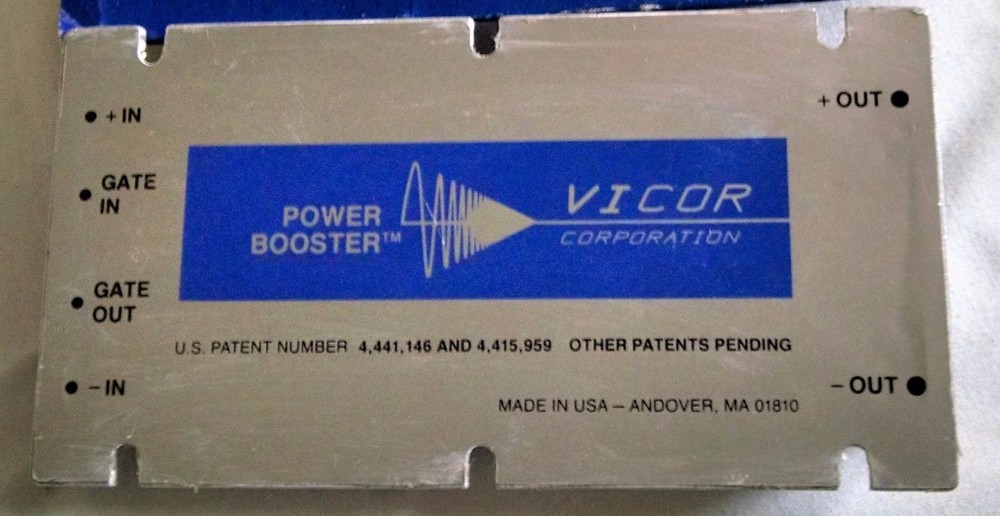 VICOR Power Booster MODEL VIB-10 Input 24 VDC Output 5 VDC