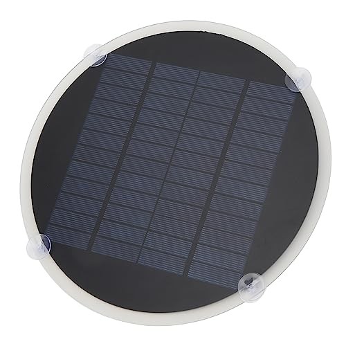 Round Solar Cell Panel, 12V Portable Round Solar Panel with High Output