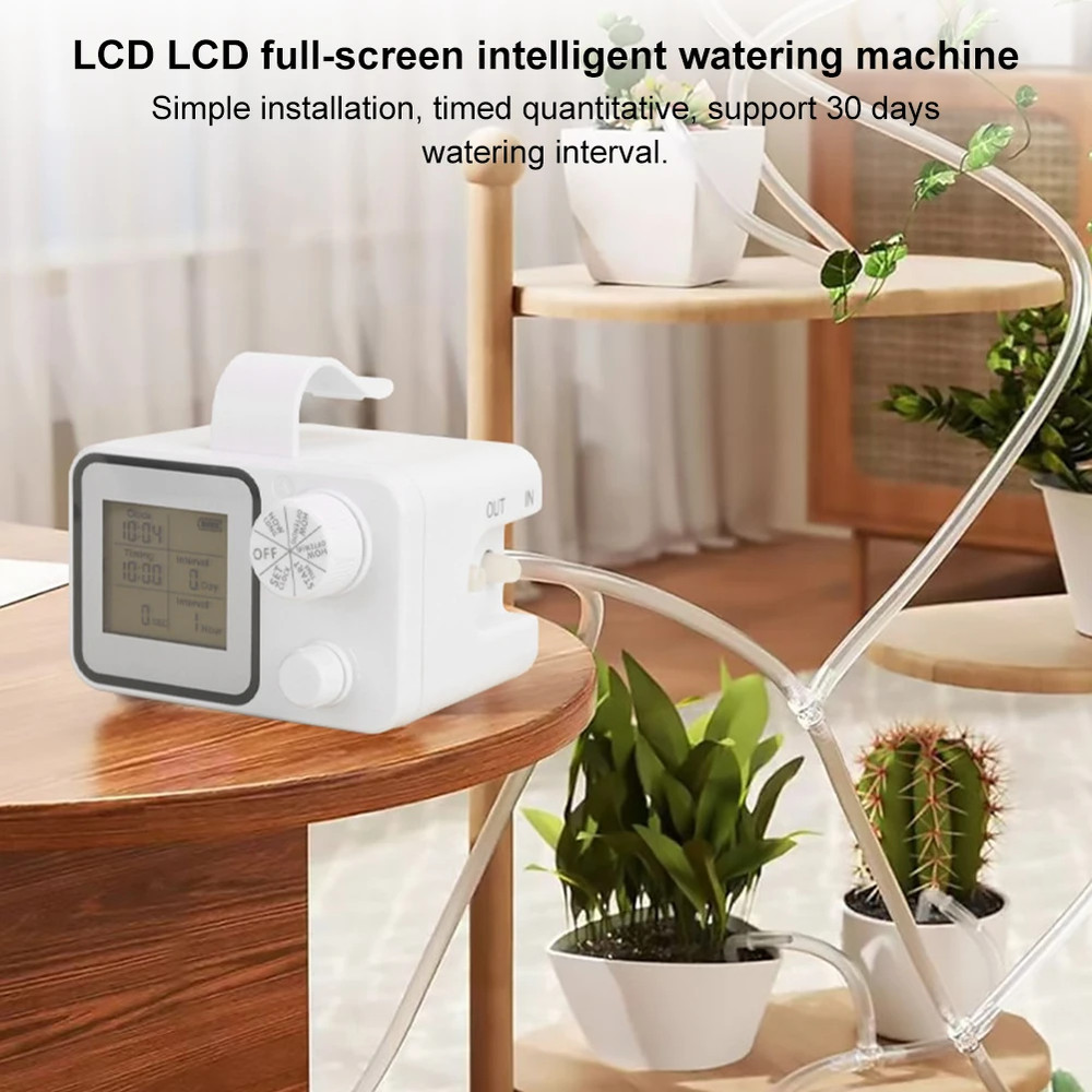 Automatic Drip Irrigation System Kit Plant Watering Timer System Garden Indoor