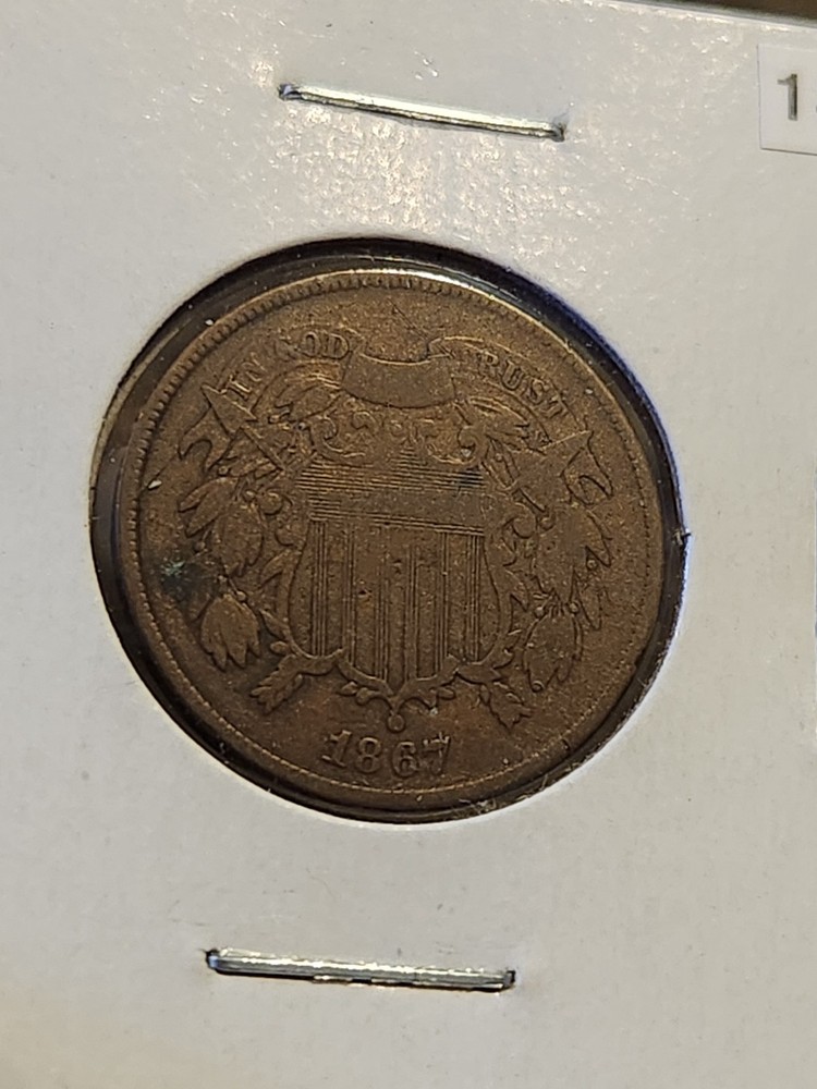 1867 Two Cent Piece