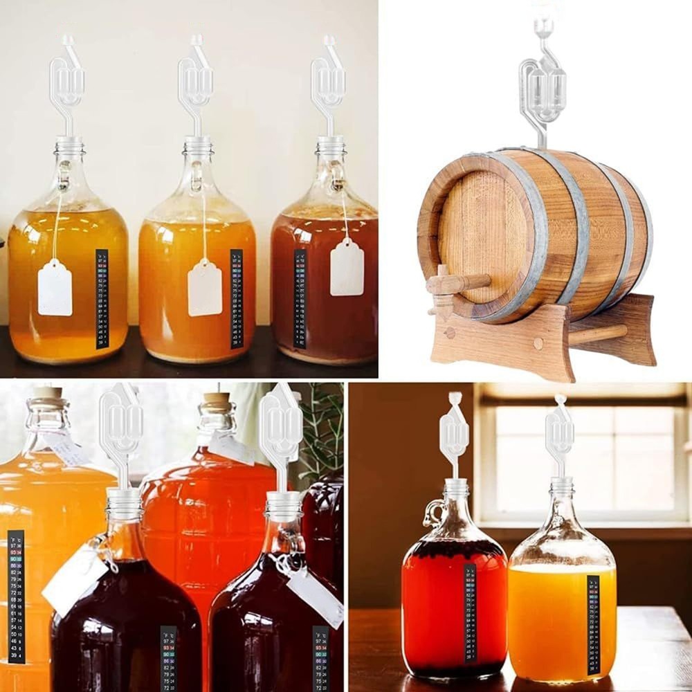 Brewing Airlock Clear Hydrolocks For Fermentation Airtight Equipment Enhanced