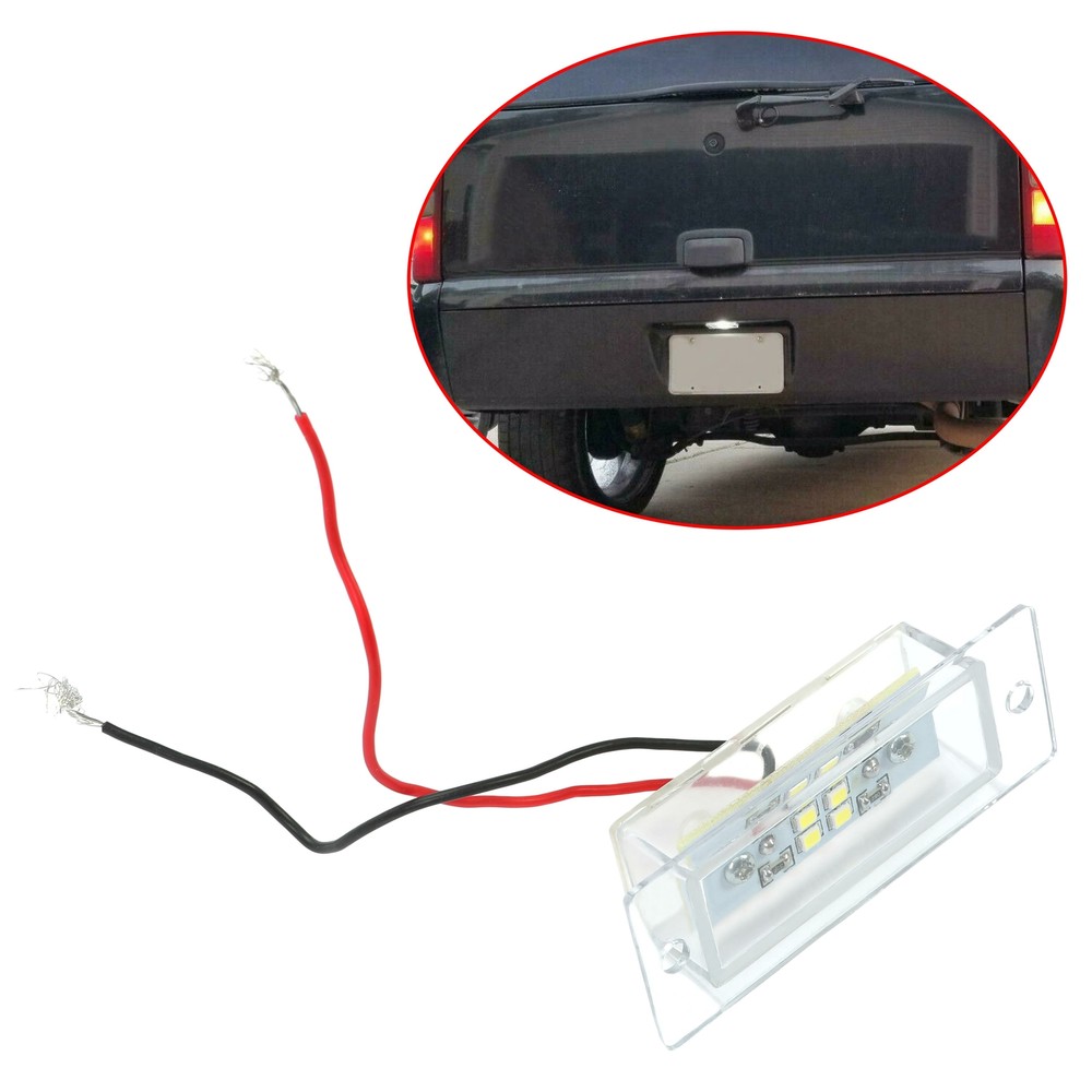 Universal LED Roll Pan License Plate Light For Silverado GMC Sierra Fleetside