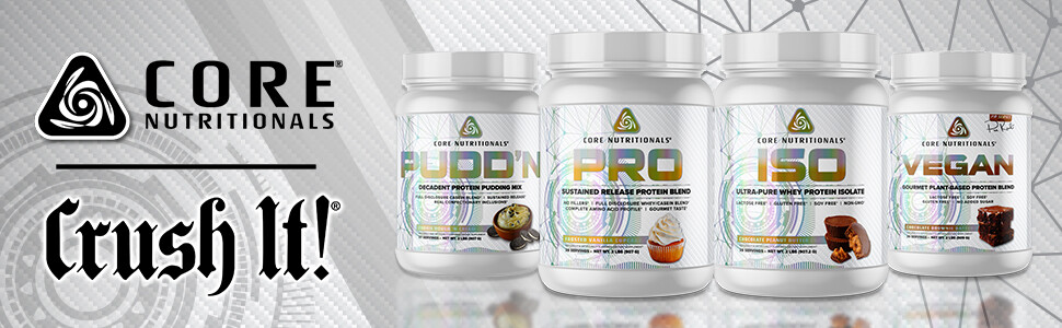 Core Nutritionals ISO Protein - 24gm Isolate Whey Protein- 2LBs - All Flavors