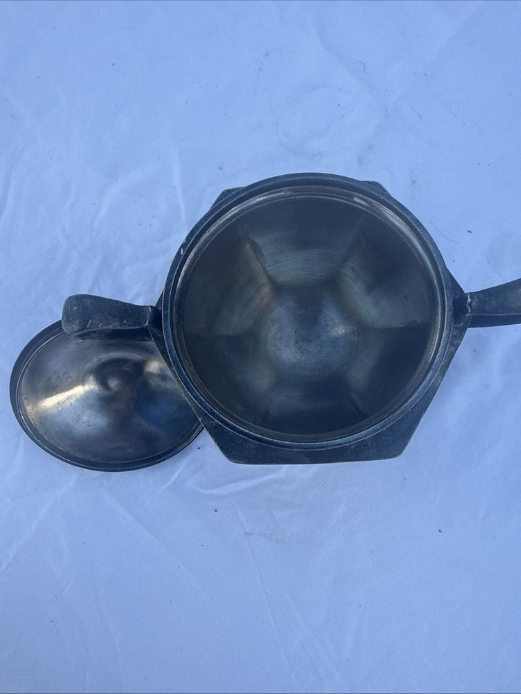 ANTIQUE PLATED SUGAR BOWL