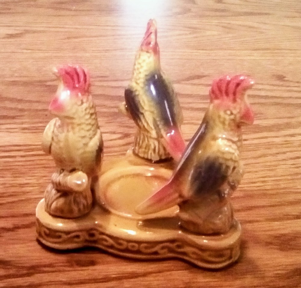 Parrot Cockatoo Candle Toothpick Holder
