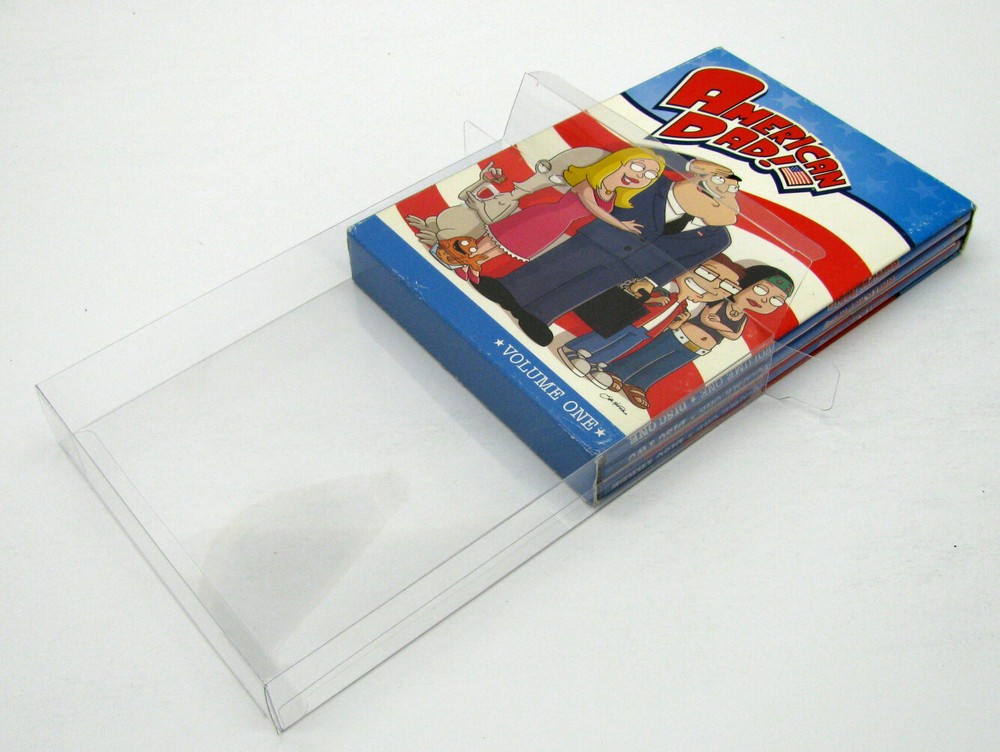 25x DVD OVERSIZED BOX SET (SIZE DVO A) - CLEAR PLASTIC PROTECTIVE BOX PROTECTOR