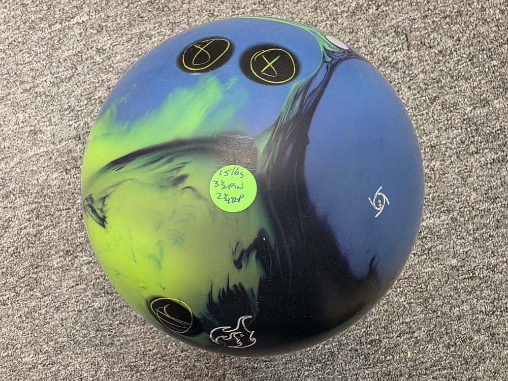 15 lbs USED Storm SUPER NOVA bowling ball