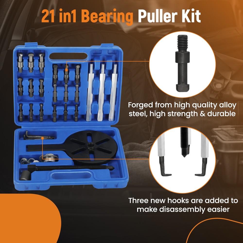 Bearing Disassembly Puller Inner Hole Puller Removal Tool Three-jaw Puller Set